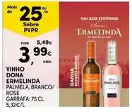 Continente Dona ermelinda - vinho promoção