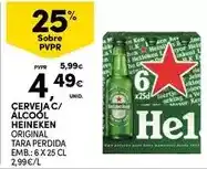 Continente Heineken - cerveja c/ alcool promoção