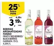 Faisão - bebidas aromatizadas