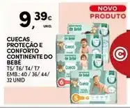 Continente Bébé confort - cuecas proteção e contorto continente promoção