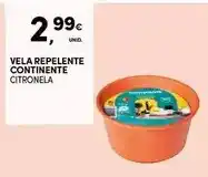 Continente Continente - vela repelente promoção