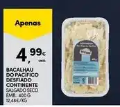 Continente Continente - bacalhau do pacifico desfiado promoção