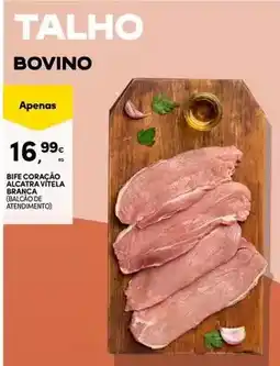 Continente Bife- coração alcatra vitela promoção