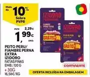 Continente Izidoro - peito peru/ fiambre perna extra promoção