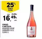 Continente Cartuxa - vinho alenteio, rosé garrafa promoção