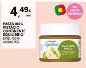 Continente Continente - pasta 100% pistacio promoção