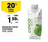Continente Água de coco promoção