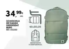 Continente Mochila de viagem underseat berg promoção