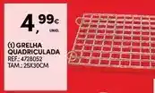 Continente Grelha quadriculada promoção