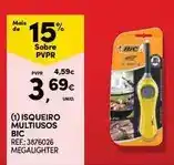 Continente Bic - isqueiro multiusos promoção
