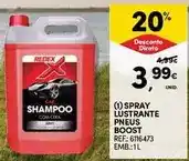 Continente Redex - spray lustrante pneus boost promoção
