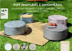 Continente Puff insufflavel e impermeável promoção