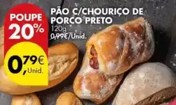 Pingo Doce Pão c/chouriço de porco preto promoção