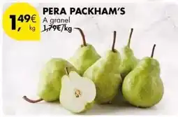 Pingo Doce A+ - pera packham's promoção