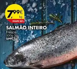 Pingo Doce Salmao inteiro promoção