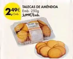 Pingo Doce Talecas de amêndoa promoção
