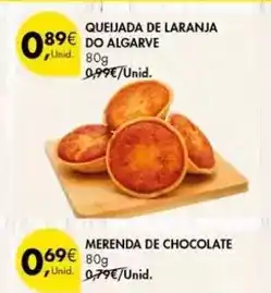 Pingo Doce Algarve - queijada de laranja do promoção