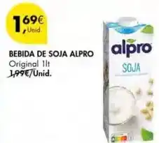 Pingo Doce Alpro - bebida de soja promoção
