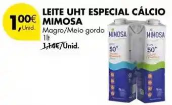 Pingo Doce Mimosa - leite uht especial calcio promoção