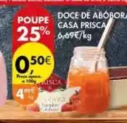 Pingo Doce Prisca - doce de abóbora casa prisca promoção