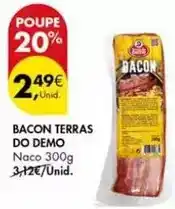 Pingo Doce Terras do demo - bacon promoção