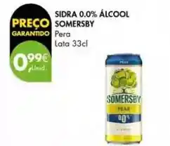 Pingo Doce Somersby - sidra 0.0% álcool promoção