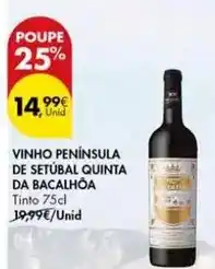 Pingo Doce Vinho peninsula de setubal quinta da bacalhoa promoção