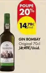 Pingo Doce Bombay - gin promoção