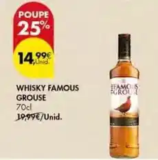 Pingo Doce Whisky famous grouse promoção