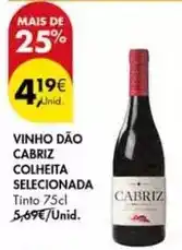 Pingo Doce Cabriz - vinho dao promoção