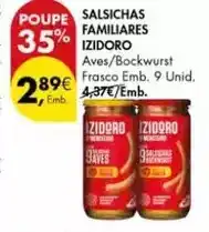 Pingo Doce Izidoro - salsichas familiares promoção