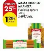 Pingo Doce Milaneza - massa tricolor promoção