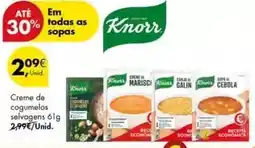 Pingo Doce Knorr - creme de cogumelos selvagens promoção