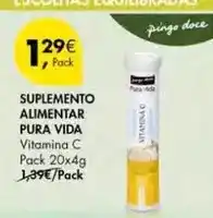 Pingo Doce Pingo doce - suplemento alimentar pura vida promoção
