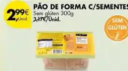 Pingo Doce Forma+ - pão de forma c/sementes promoção
