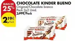 Pingo Doce Kinder - chocolate bueno promoção