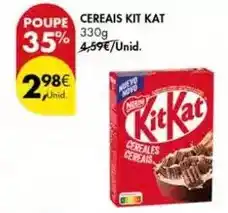 Pingo Doce Kit kat - cereais promoção