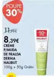 Pingo Doce Halibut - creme p/muda de fralda derma promoção