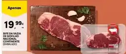 Continente Nacional - bife da vazia de novilho promoção