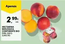 Continente Bio - nectarina biologica continente bio promoção