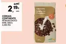 Continente Continente - cereais promoção