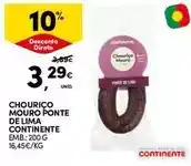 Continente Continente - chouriço mouro ponte de lima promoção