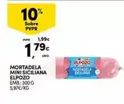 Continente Elpozo - mortadela mini siciliana promoção