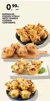 Continente Pato - empada de cozido/titela//frango continente promoção