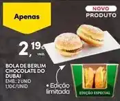 Continente Bola de berlim chocolate do dubai promoção