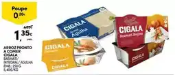 Continente Cigala - arroz pronto a comer promoção