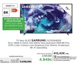 El Corte Inglés TV Neo QLED SAMSUNG TQ75QN900F promoção