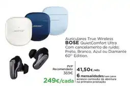 El Corte Inglés Auriculares True Wireless BOSE QuietComfort Ultra promoção