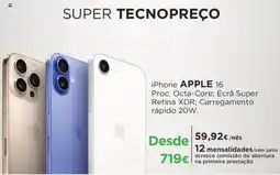 El Corte Inglés iPhone APPLE 16 promoção