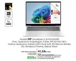 El Corte Inglés Portátil HP OmniBook X 14-FE1000NP promoção